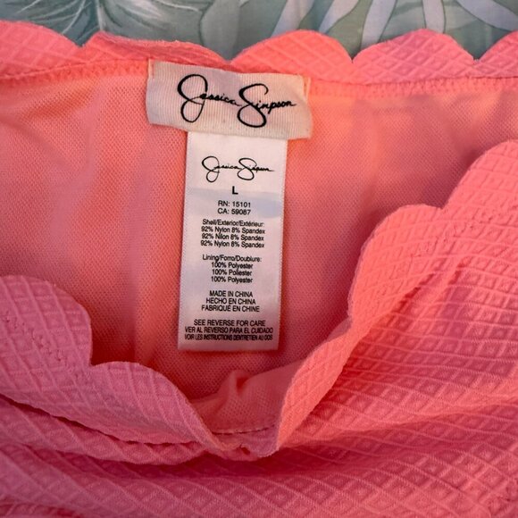 Jessica Simpson scalloped bikini bottom (pink/peach color) - Picture 3 of 3